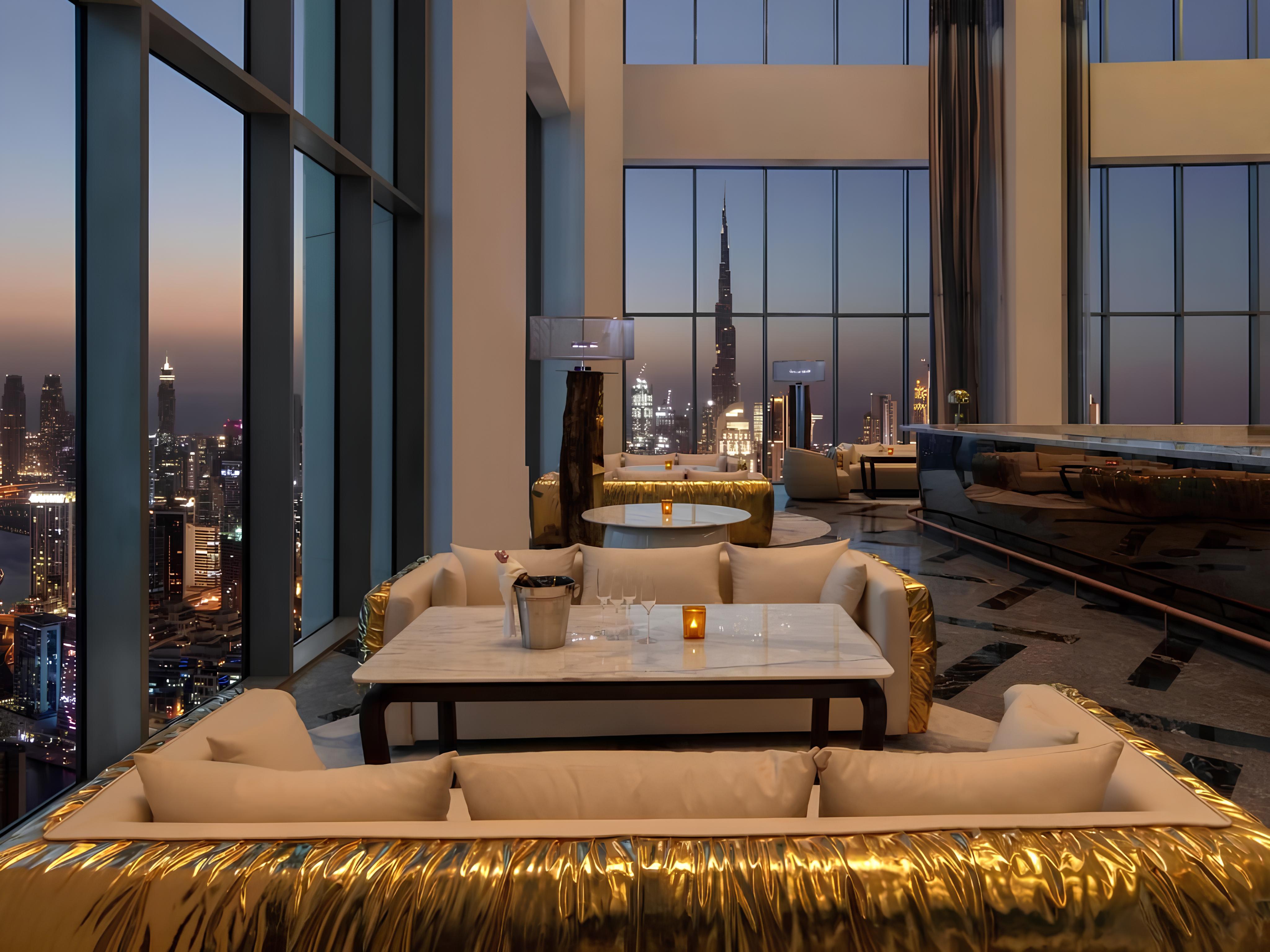 Dubai skyline view